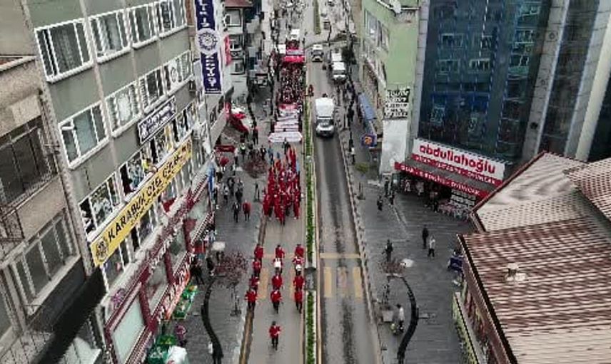 Karabük'te gaziler için anlamlı yürüyüş düzenlendi