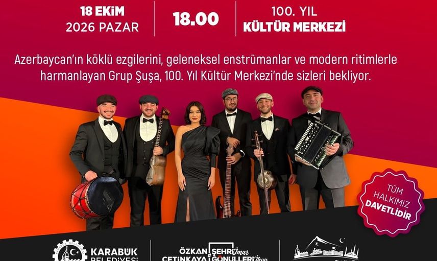 Azerbaycan ezgileri, Karabük'te müzikseverlerle buluşuyor
