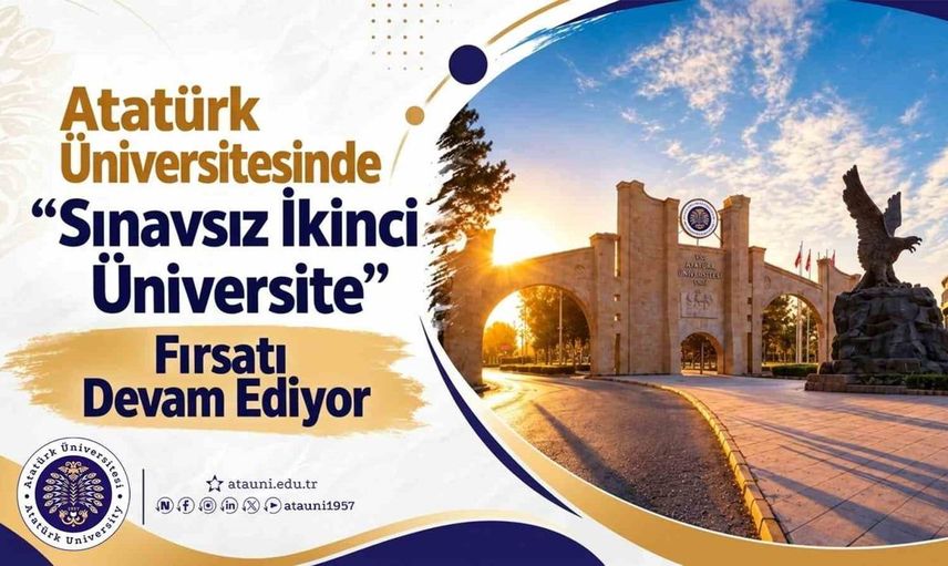 Sınavsız ikinci üniversite fırsatı: ATA-AÖF başvuruları devam ediyor