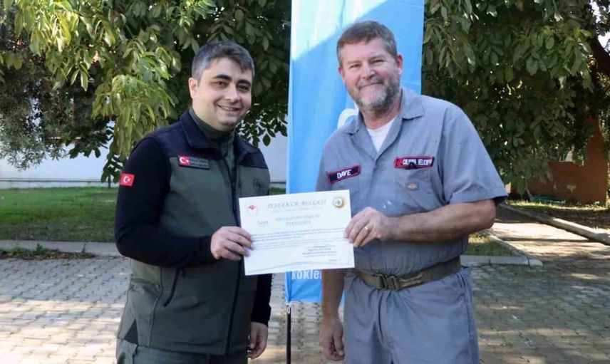 Muğla'da yangınla mücadele sona erdi: Hava araçlarına teşekkür belgeleri takdim edildi