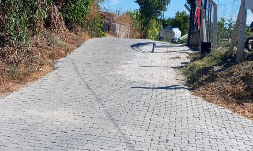 Şehzadeler'de parke taşı döşeme çalışmaları sona yaklaşıyor