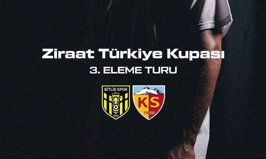 Kayserispor, Türkiye Kupası'nda Bitlis 1916 FSK ile karşılaşacak