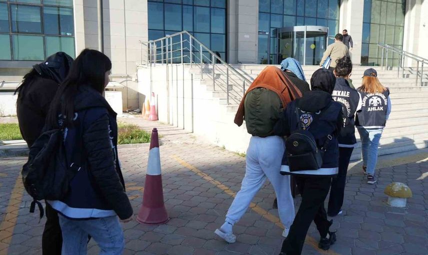 Kırıkkale'de fuhuş operasyonu: 5 şüpheli adliyeye sevk edildi