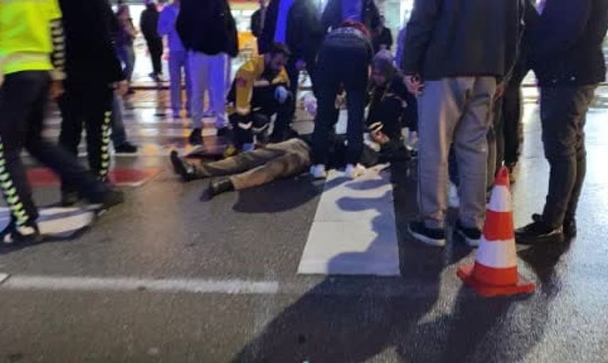 İnegöl'de motosiklet kazası: iki kişi yaralandı