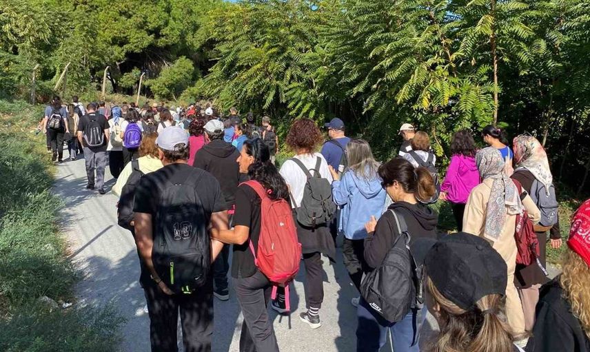 Aydın trekking sezonu Kadıkalesi yürüyüşüyle başladı