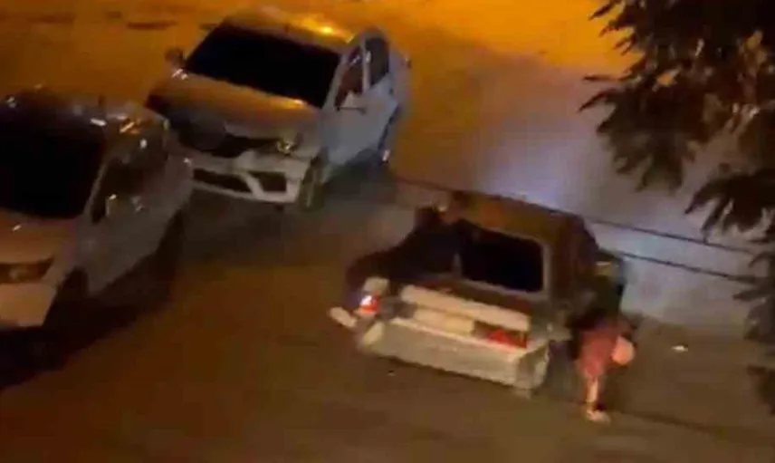 Şanlıurfa'da otomobilden düşen genç tehlikeyi son anda atlattı