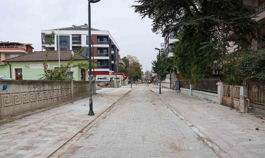 Düzce'de yeşil yol ile iki park birbirine bağlanıyor