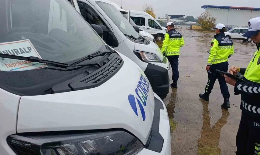 Düzce'de okul servislerine güvenlik denetimi