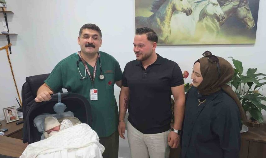 Acil serviste başlayan hikaye, bebeklerine Mehmet Yaman adını verdiler