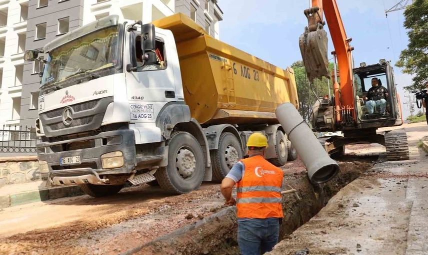 Bursa'nın altyapı yatırımları kış öncesi hız kazanıyor