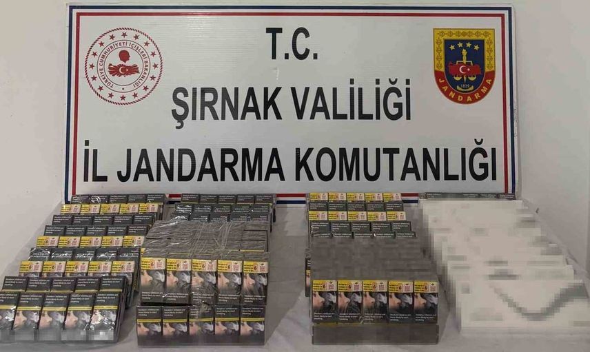 Şırnak’ta 9 milyon liralık kaçak ürün ele geçirildi