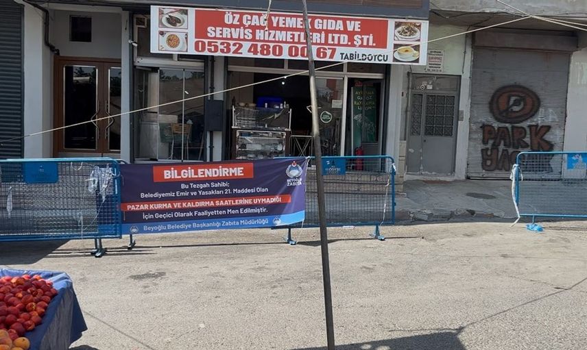 Beyoğlu'nda armut seçme tartışmasında pazarcı, müşterinin başına kalas fırlattı: Tutuklandı