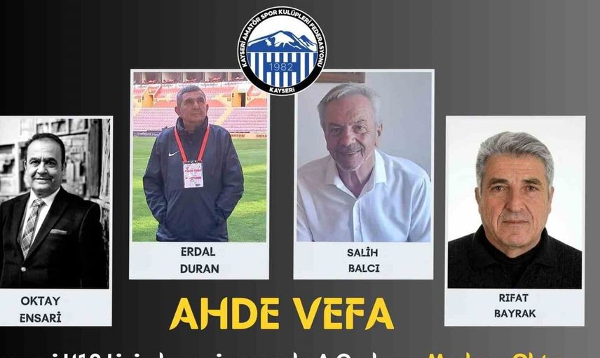 Kayseri ASKF, spor camiasına katkıda bulunan isimleri onurlandırdı