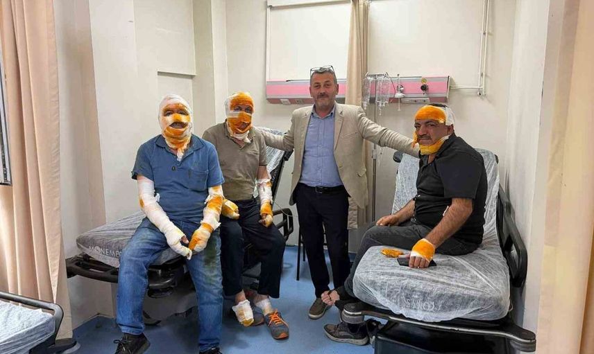 Ordu'da ev yangınında mutfak tüpü patladı: 5 yaralı