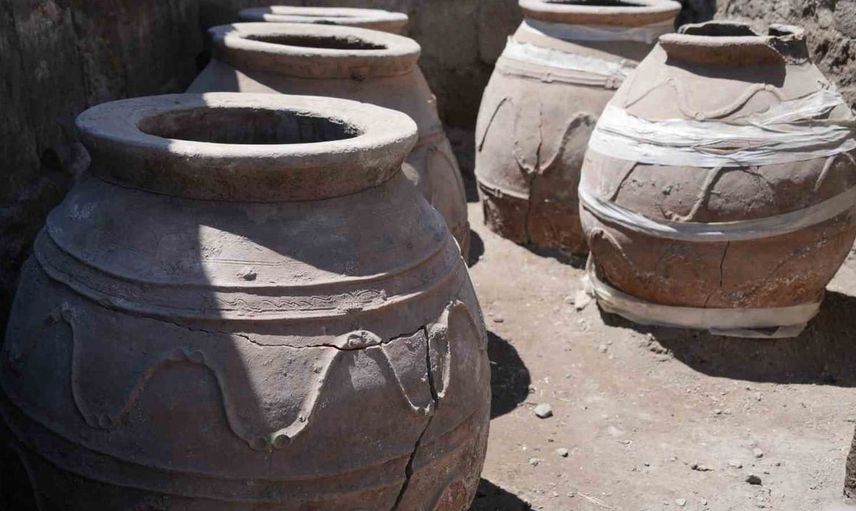 Ani Örenyeri'nde 900 yıllık erzak deposu gün yüzüne çıkarıldı