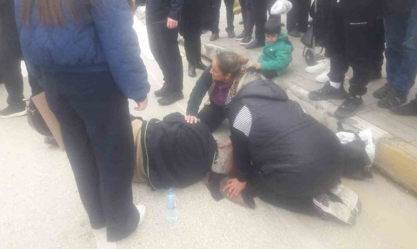 Kastamonu'da yaya trafik kazasında yaralandı