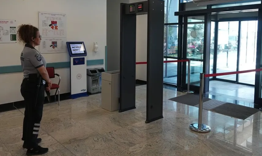 Tekirdağ şehir hastanesinde güvenlik önlemleri ile huzur sağlanıyor