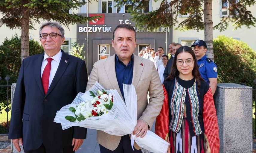Vali Sözer'den Kaymakam Helvacı'ya iade-i ziyaret