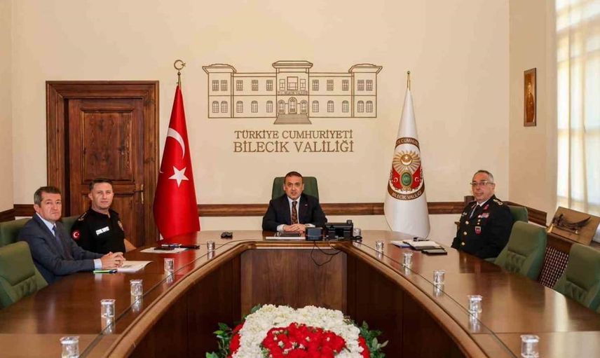 Bilecik'te okullar için güvenlik önlemleri masaya yatırıldı