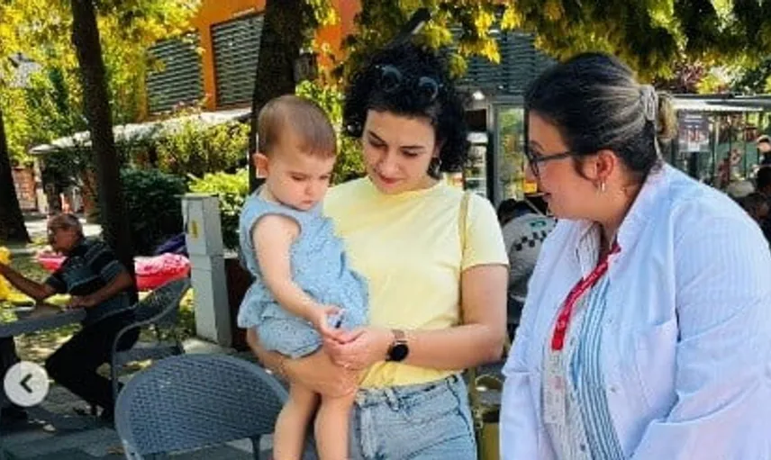 Gölyaka'da aşı bilinçlendirmesi için stand açıldı