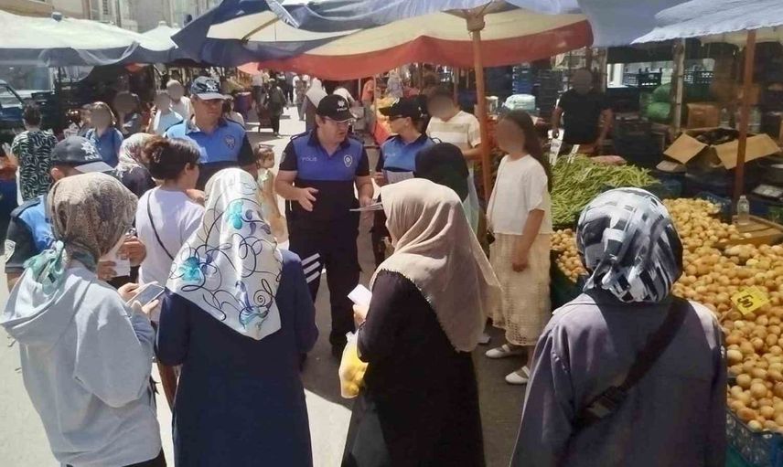 Eskişehir'de polis, hırsızlık ve dolandırıcılık konusunda vatandaşları bilgilendirdi