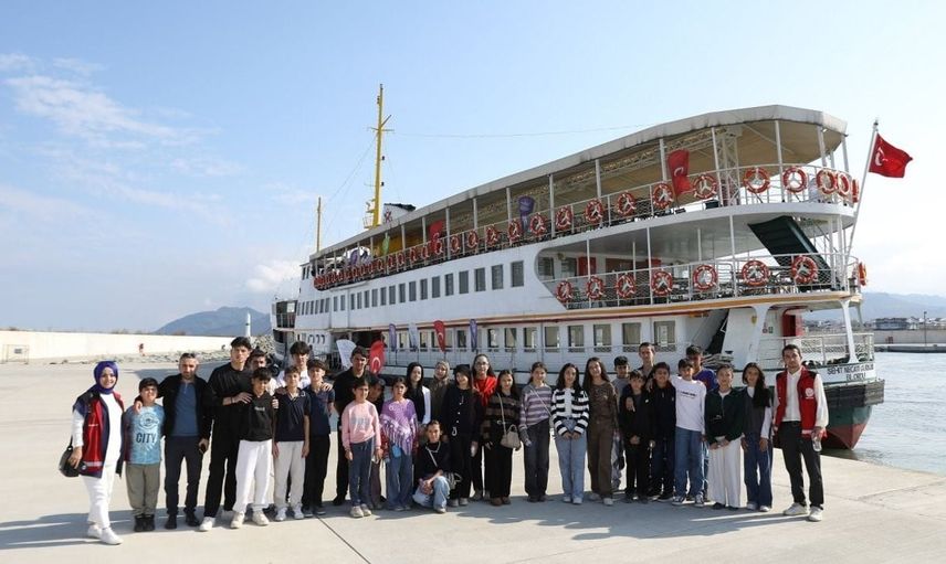 Kahramanmaraşlı çocuklar ordu'nun doğal güzelliklerini keşfetmek için yola çıktı