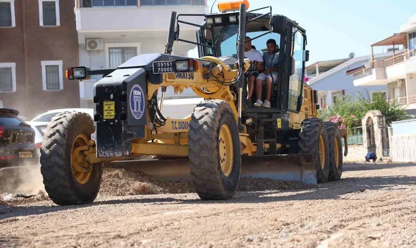 Didim'de ulaşımı kolaylaştıracak yeni yol çalışması başladı