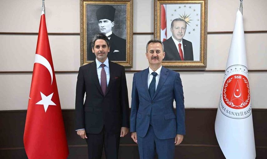 Savunma sanayii başkanı görgün, katar’ın ankara büyükelçisi al-henzab ile görüştü