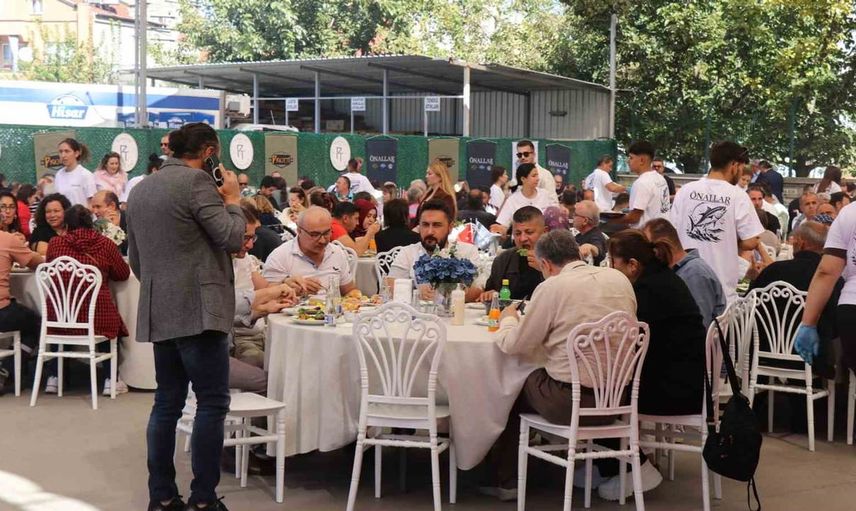Denizli'de dev orkinos ziyafeti: Geleneksel lezzet buluşması