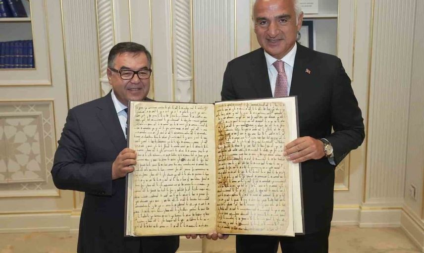 Türkiye ve Özbekistan’dan kültürel iş birliği adımı: Mutabakat zaptı imzalandı