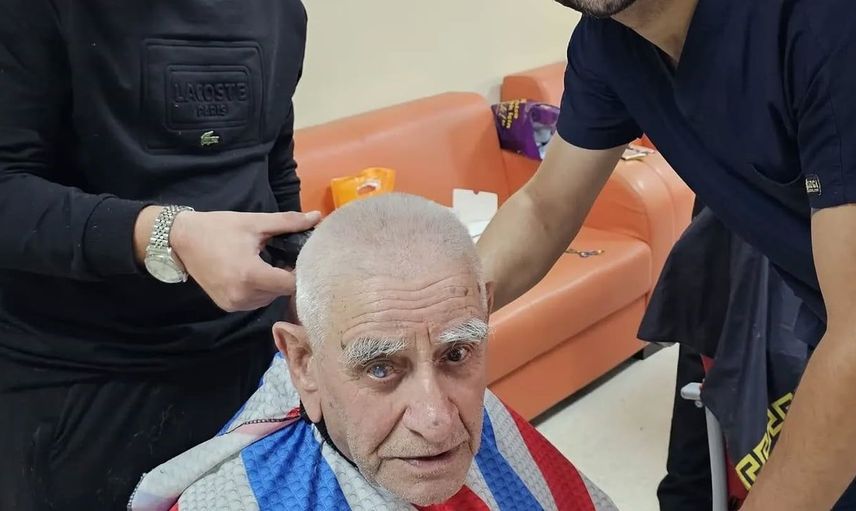 Kütahya'da kuaförlük öğrencilerinden huzurevi sakinlerine unutulmaz destek