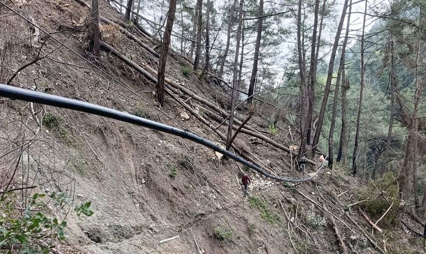 Dörtyol'da içme suyu hattı yenilendi, su iletimi güçlendirildi