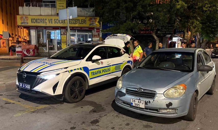 Kayseri'de korsan taksiye ceza: uyuşturucu operasyonu da dikkat çekti