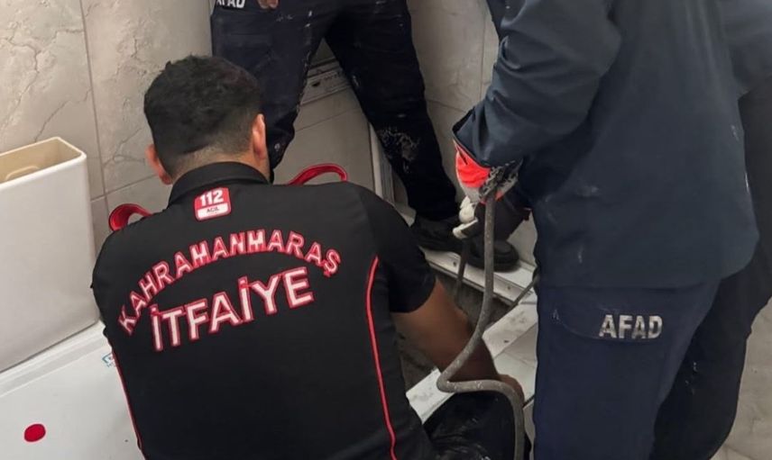 Kahramanmaraş’ta su kuyusuna düşen iki kişi kurtarıldı