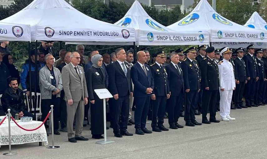 Sinop'taki tekne kazasında hayatını kaybeden polisi son yolculuğuna uğurlandı