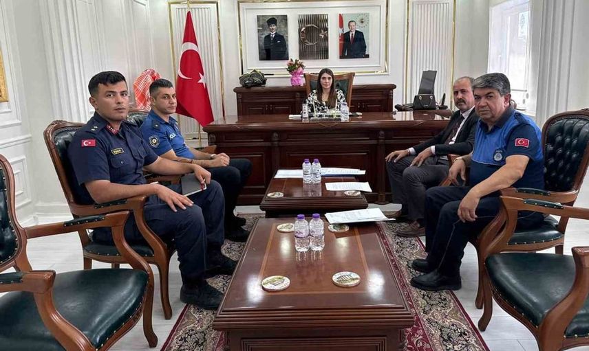 Çavdarhisar'da okul güvenliği için önemli toplantı yapıldı