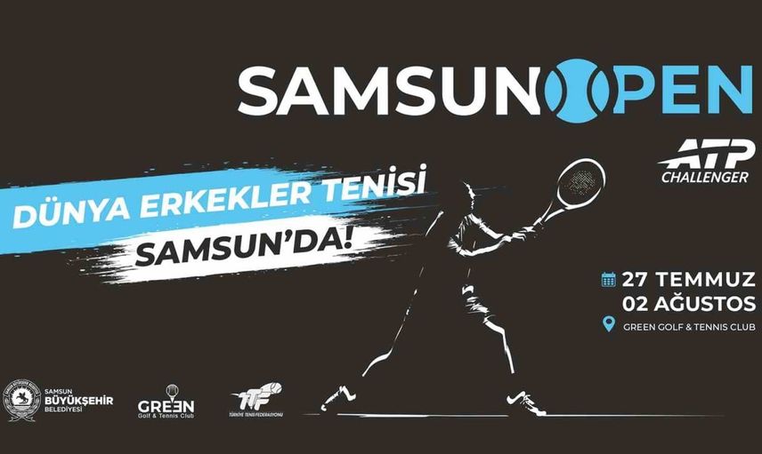 Uluslararası Samsun Open ATP Challenger 50 tenis turnuvası başlıyor