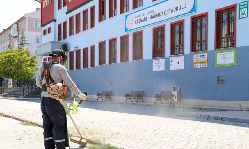 Selçuklu'da okullar yeni dönem için düzenleniyor