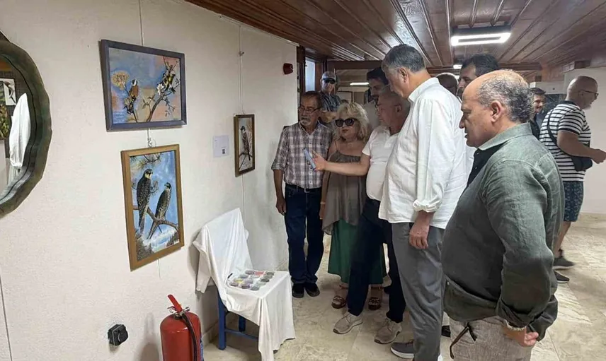 Kazdağları'ndan gelen sanat rüzgarı: Kuş düşleri sergisi açıldı