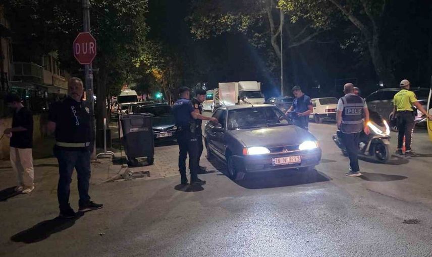 İnegöl'de asayiş uygulaması: polis geniş çaplı denetimler yaptı