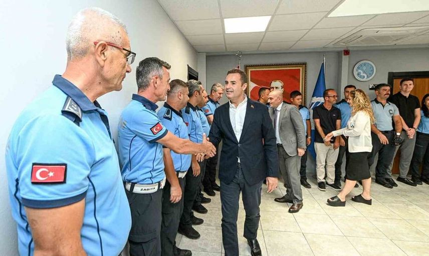 Başkan ahmet akın zabıta teşkilatını unutmadı