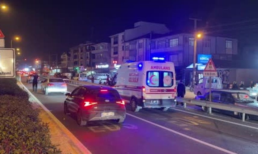 Düzce'de trafik kazası: Motosiklet ile otomobil çarpıştı, 1 yaralı