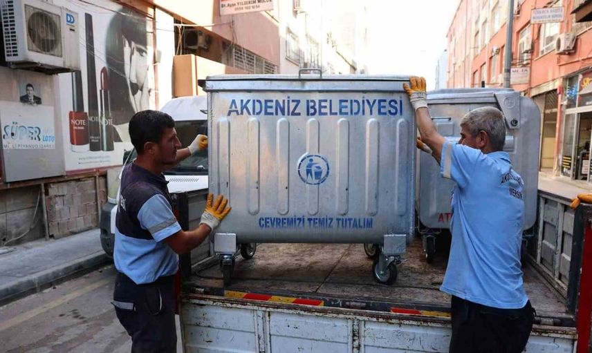 Akdeniz'de daha temiz bir çevre için konteyner yenileme çalışmaları başlatıldı