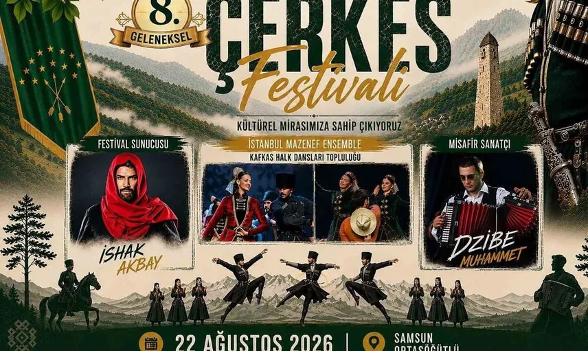 Samsun'da geleneksel çerkes festivali ile kültür coşkusu yaşanacak