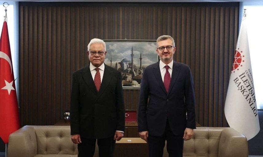 İletişim Başkanı Duran, Pakistan Büyükelçisi ile stratejik iş birliği görüşmesi yaptı