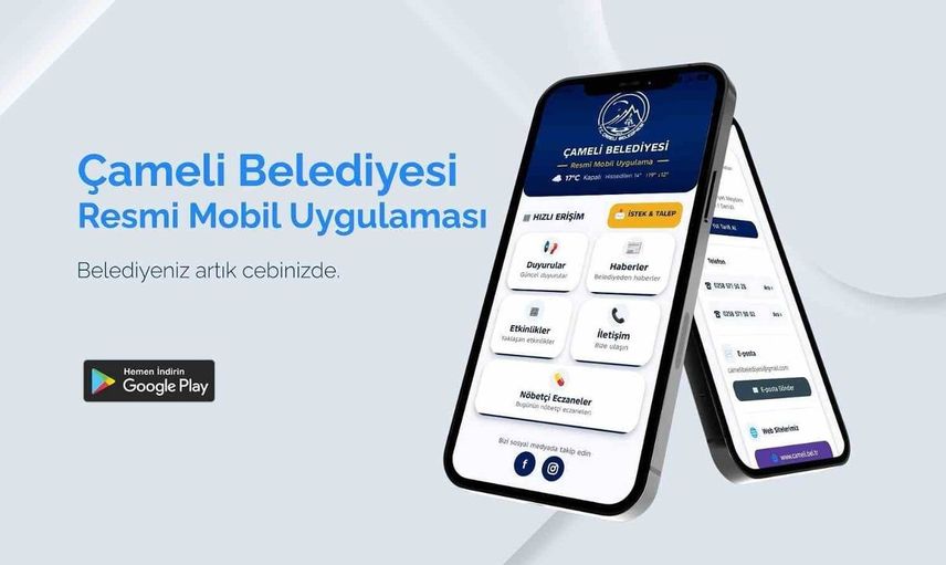 Çameli Belediyesi, yeni mobil uygulama ile hizmetleri hızlıca ulaştırıyor