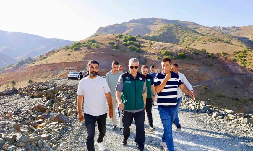 Erzincan'da su projeleri denetimi: DSİ Bölge Müdürü Yavuz incelemelerde bulundu