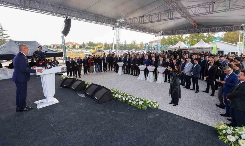 Meram emniyetine yeni hizmet binası; temeli dualarla atıldı