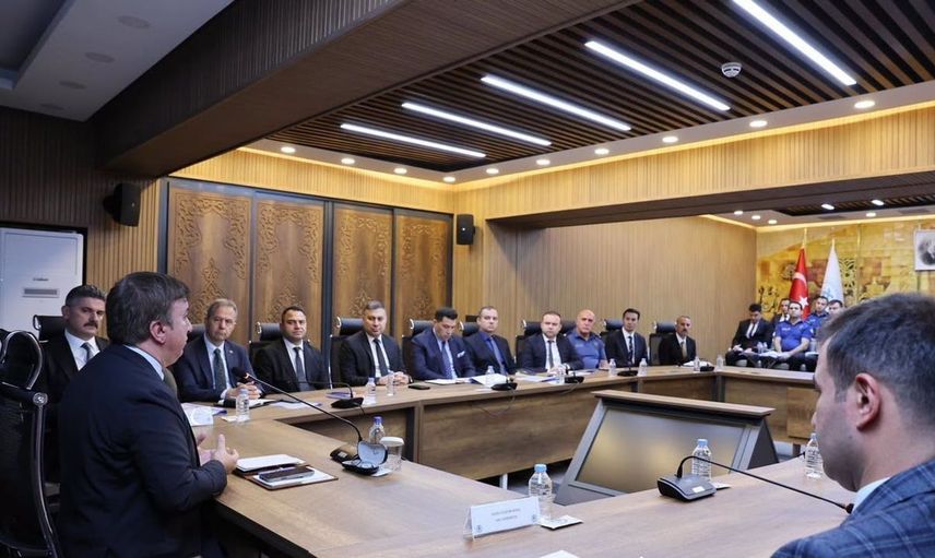 Erzincan'da güvenlik ve asayiş konuları masaya yatırıldı