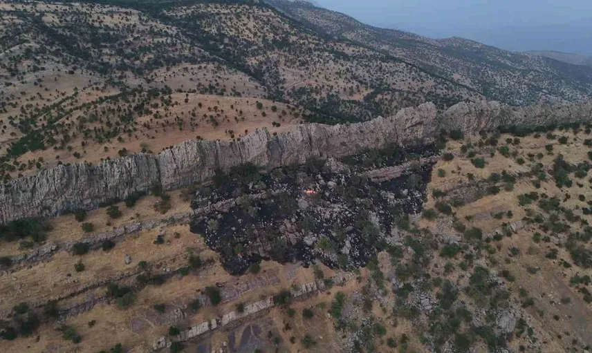 Hakkari'de köylüler orman yangınını kontrol altına aldı